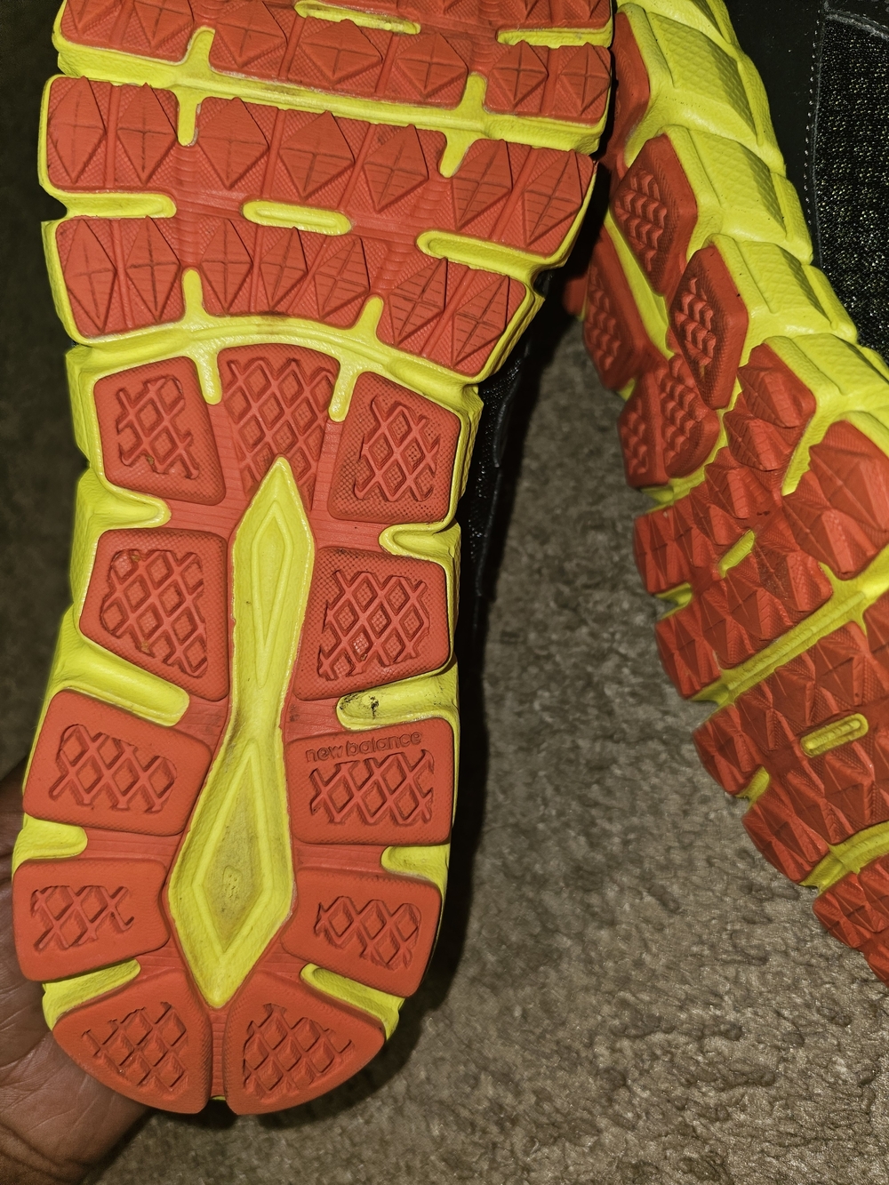 New Balance Men’s Running Shoes - Black & Yellow - Picture 4 of 5